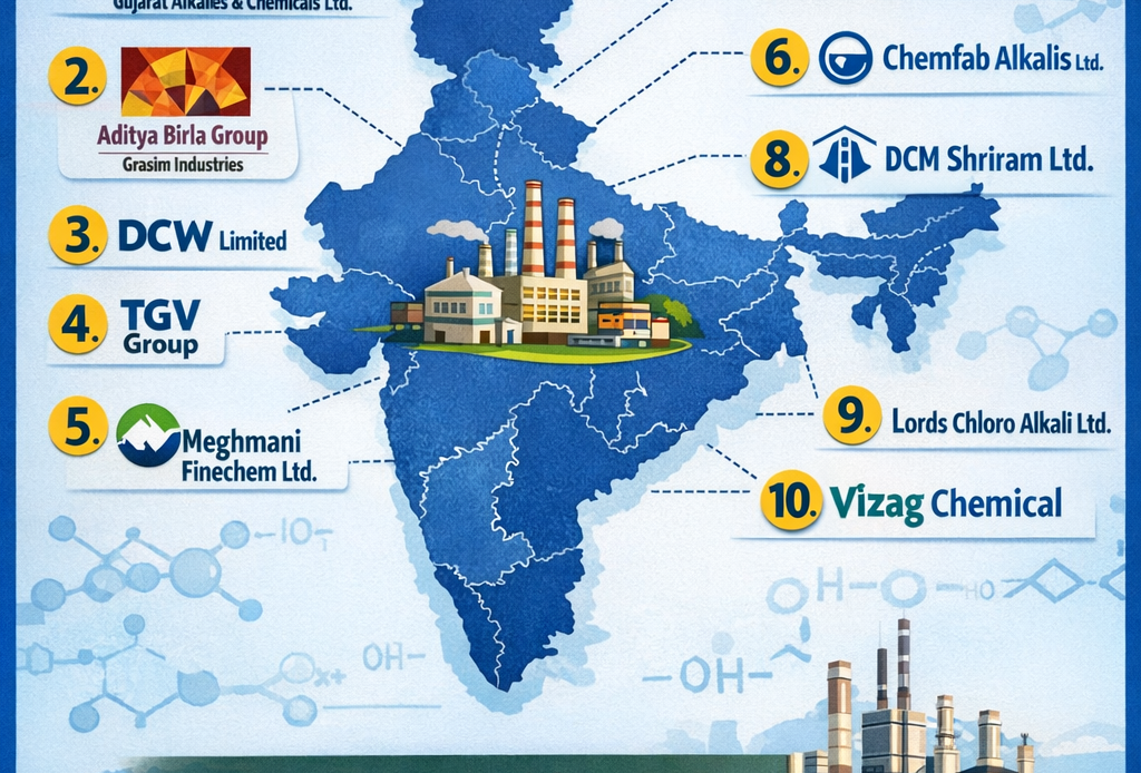 Top 10 Caustic Soda Flakes Manufacturers in India