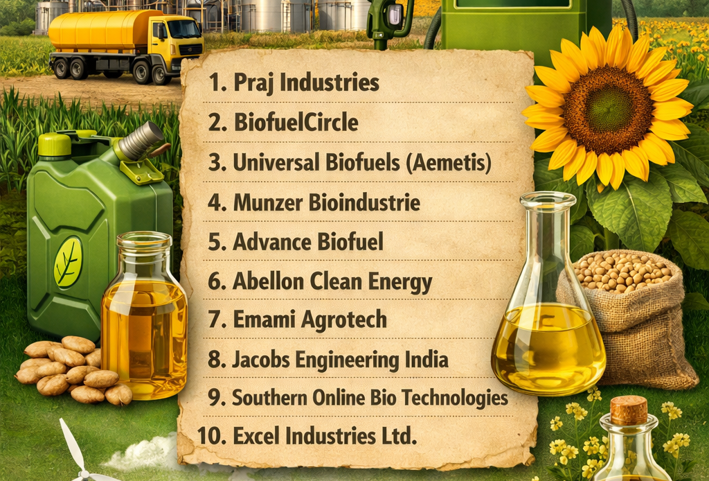 Top 10 Biodiesel Plant Manufacturers in India
